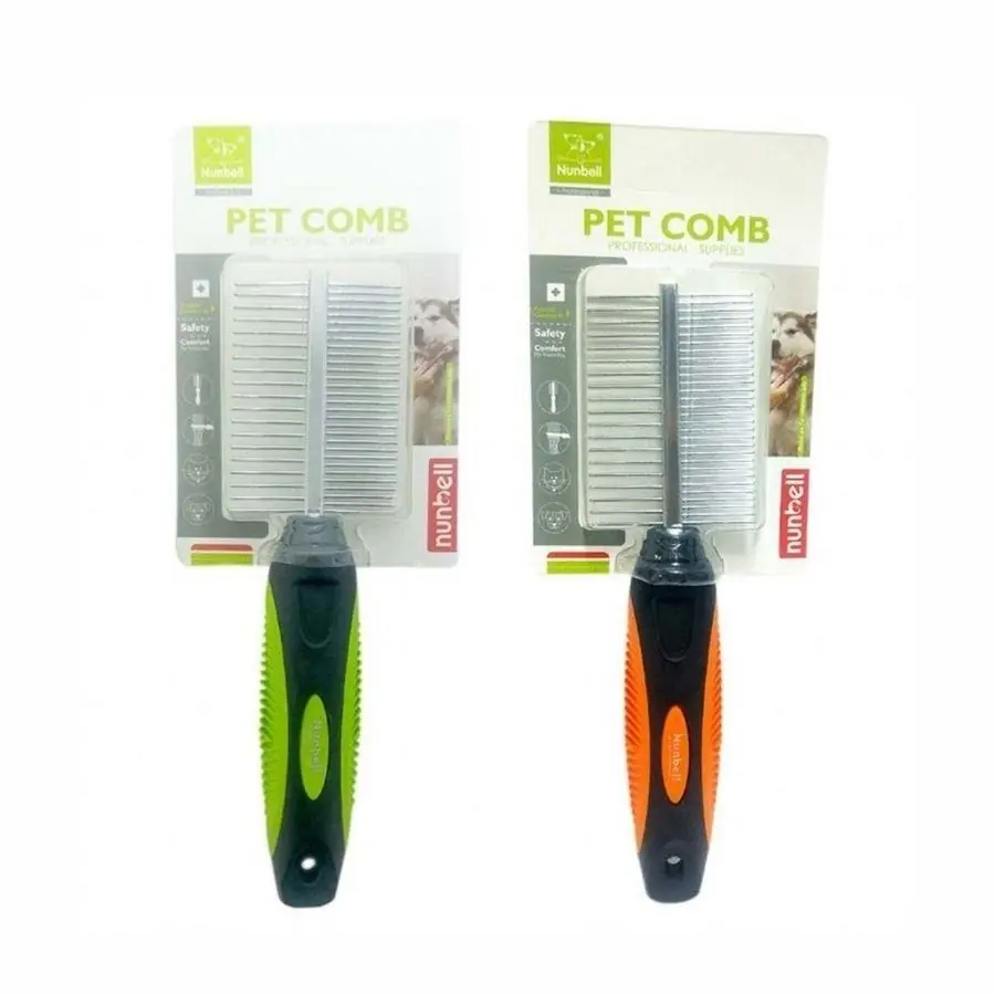 Nunbell Kedi ve Köpekler İçin Çift Taraflı Kıtık Açıcı Tarak