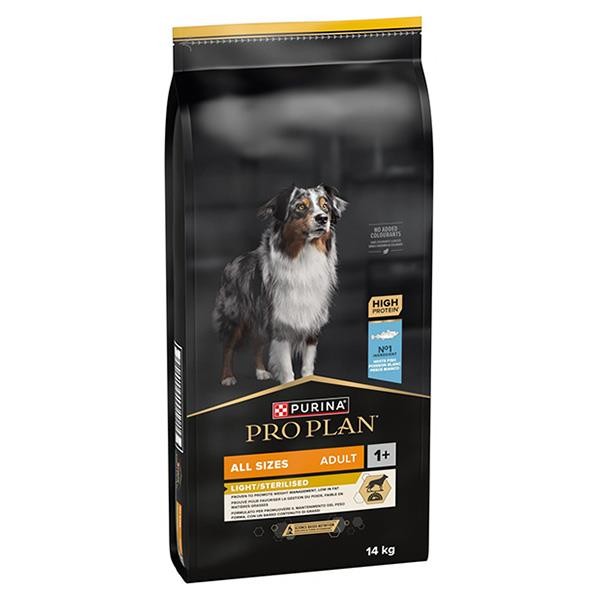 Pro Plan Light Sterilised Beyaz Balıklı Kısırlaştırılmış Yetişkin Köpek Maması