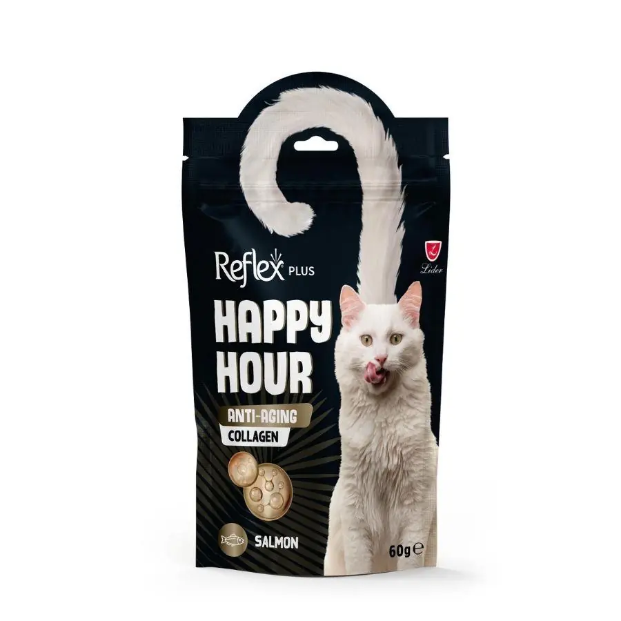 Reflex Plus Happy Hour Anti-Aging Collagen Yetişkin Kediler İçin Ödül Maması