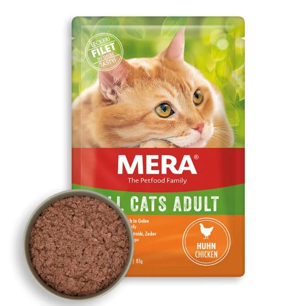 Mera Tahılsız Tavuklu Pouch Yetişkin Konserve Kedi Maması