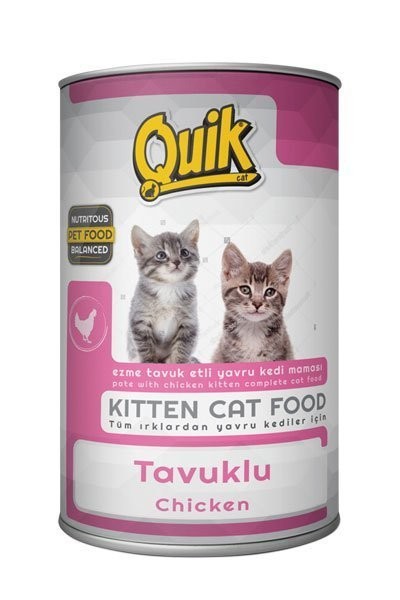 Quik Kitten Tavuklu Yavru Konserve Kedi Maması