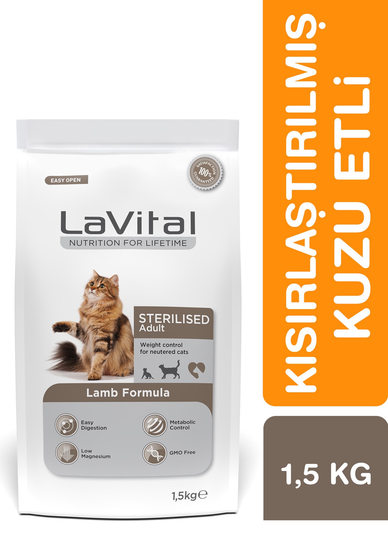 Lavital Sterilised Kuzu Etli Kısırlaştırılmış Kedi Maması
