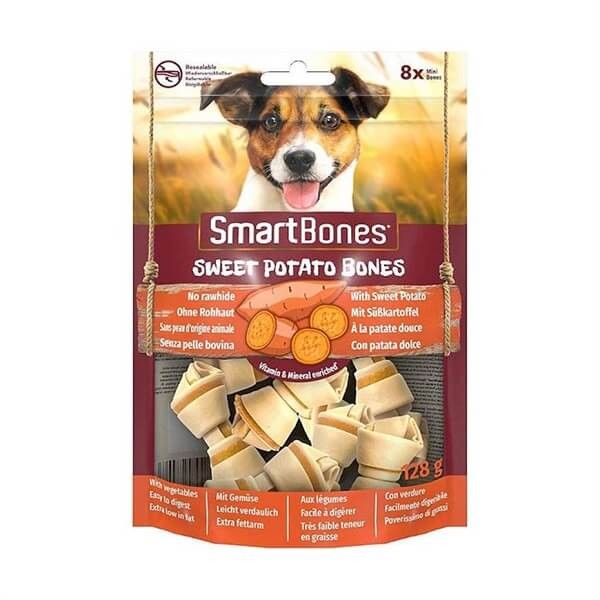 Smart Bones Tatlı Patatesli Mini Düğüm Kemik Köpek Ödül Maması