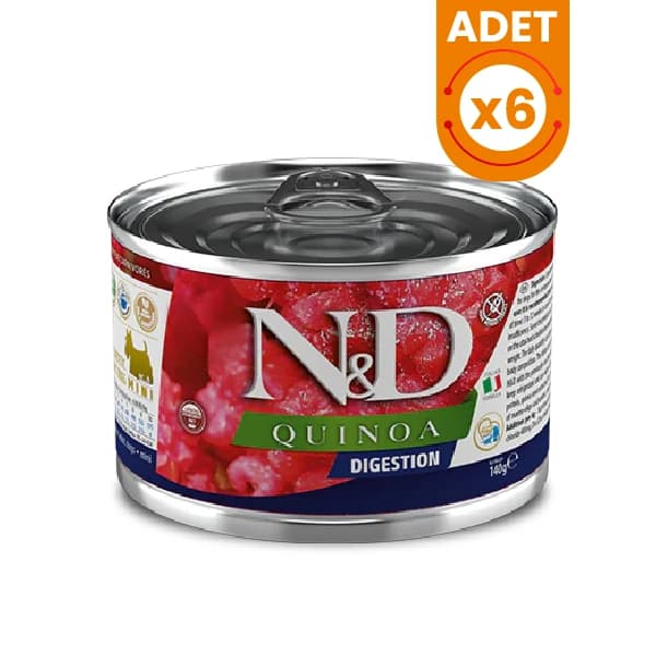 N&D Quinoa Digestion Kuzu Etli Konserve Yaş Köpek Maması