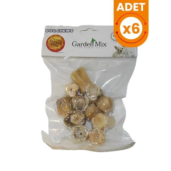 Garden Mix Kurutulmuş Dana Kuyruk Disk Köpek Ödül Maması