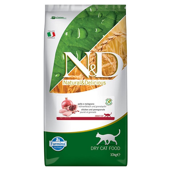 N&D Prime Tavuk ve Narlı Tahılsız Yetişkin Kedi Maması
