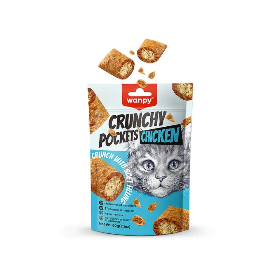Wanpy Crunch Tavuklu Kedi Ödül Maması