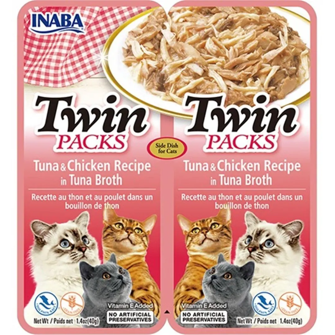 Ciao Twins Churu Ton Balıklı ve Tavuklu Kedi Çorbası