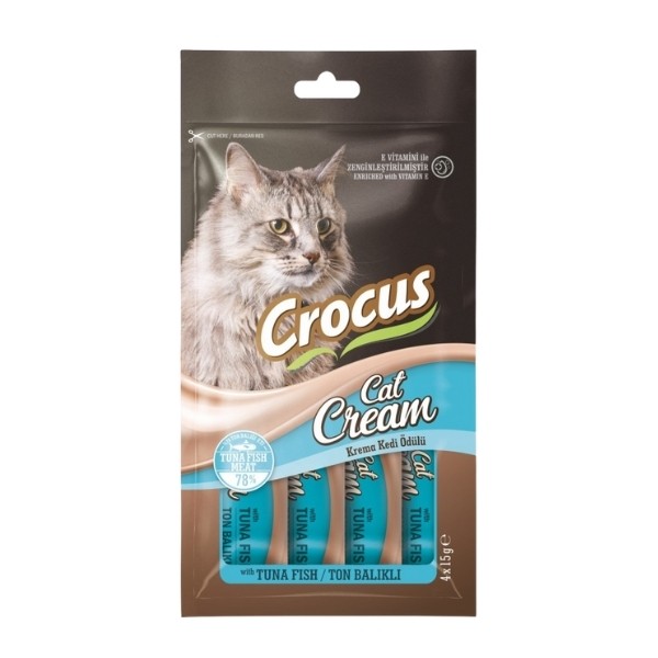 Crocus Ton Balıklı Sıvı Kedi Ödül Maması