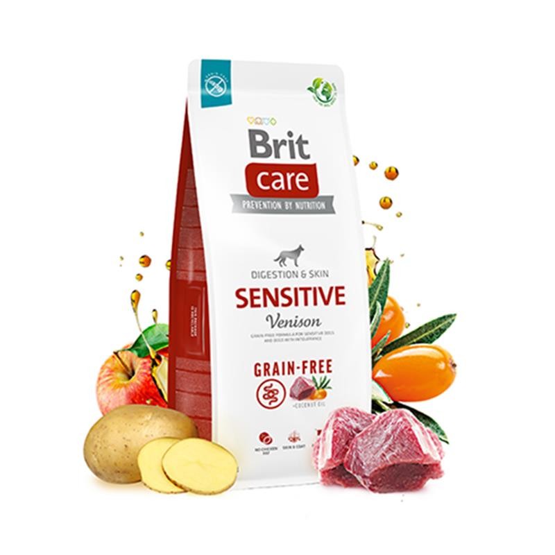 Brit Care Sensitive Tahılsız Geyik Etli Yetişkin Köpek Maması