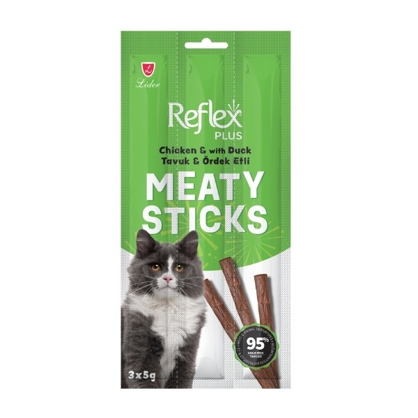 Reflex Ördekli ve Tavuklu Stick Kedi Ödül Maması