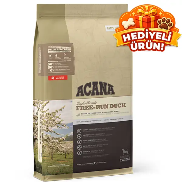 Acana Free-Run Duck Tahılsız Ördekli Yetişkin Köpek Maması