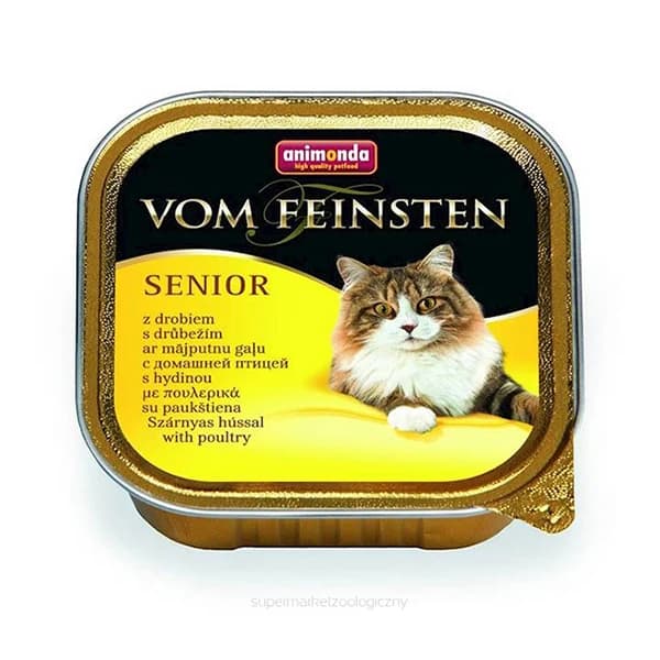 Animonda Vom Feinsten Senior Kümes Hayvanlı Yaşlı Konserve Kedi Maması