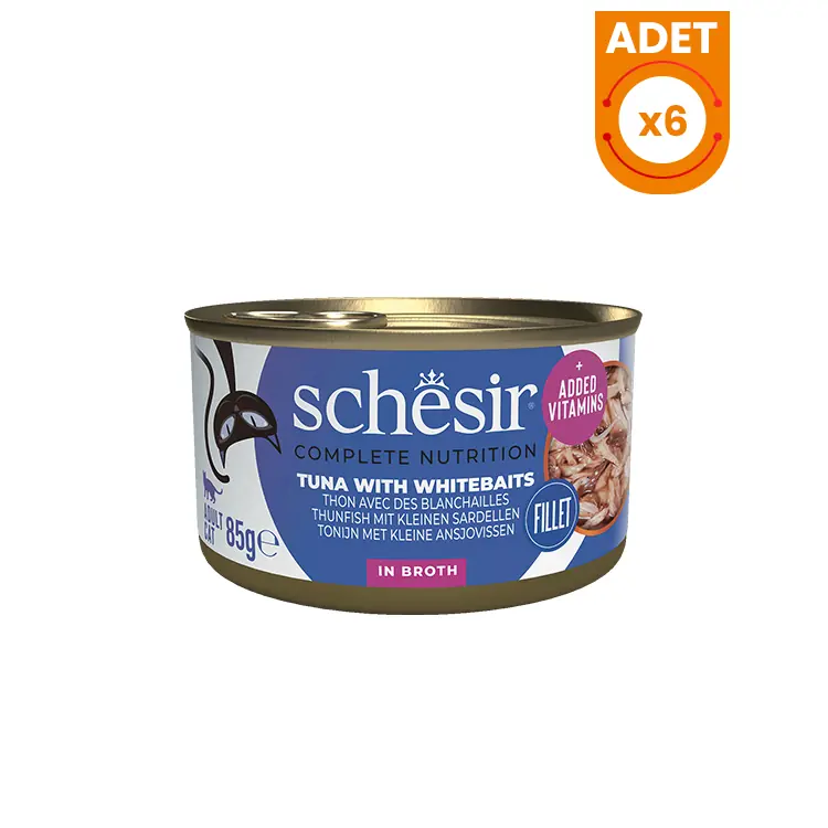 Schesir Ton Balıklı ve Ringa Balıklı Naturel Konserve Kedi Maması