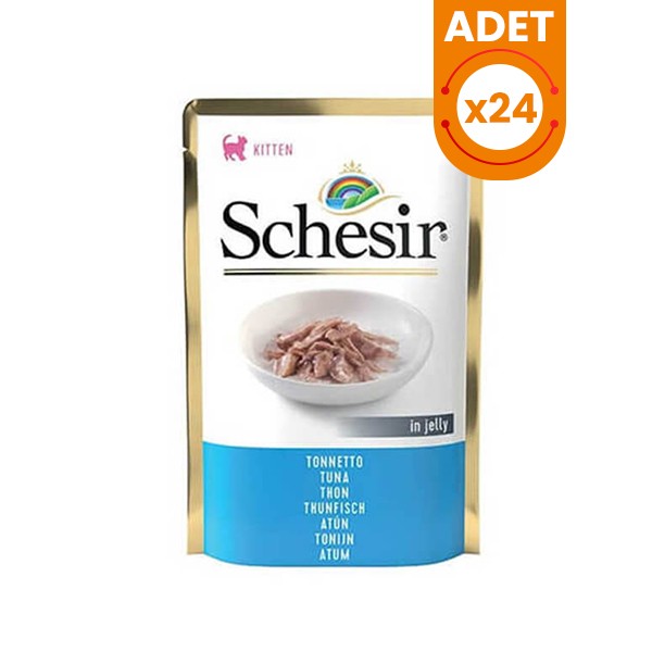 Schesir Jöleli Kitten Ton Balık Yavru Konserve Kedi Maması