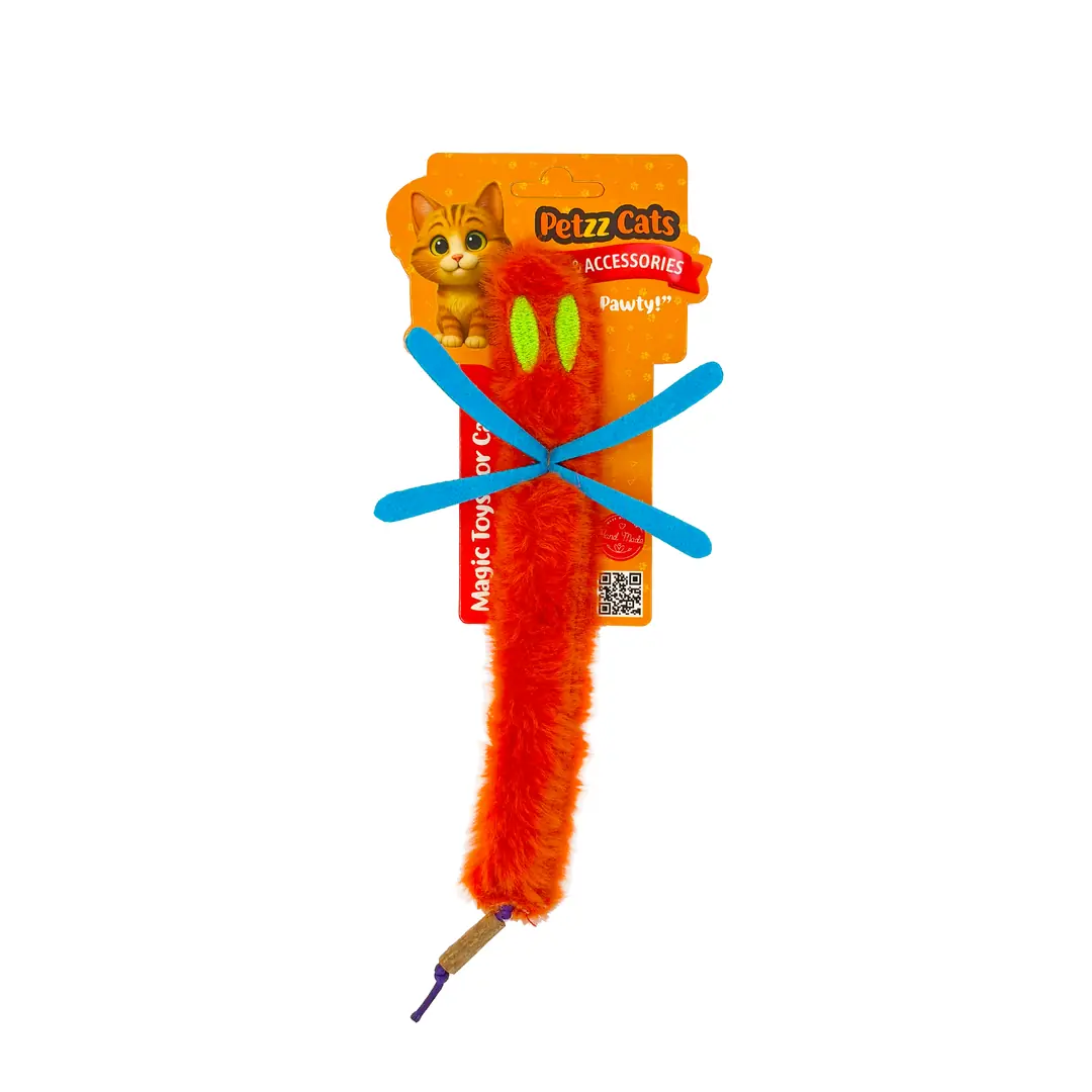 PetzzCats Sinek Matatabi ve Çıngırak Sesli Peluş Kedi Oyuncağı