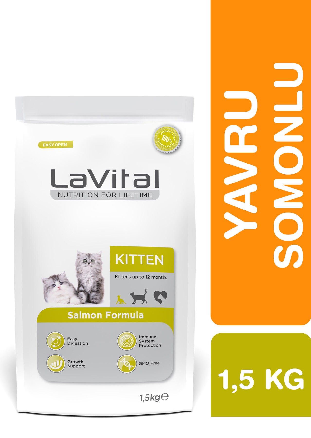 Lavital Kitten Somonlu Yavru Kedi Maması