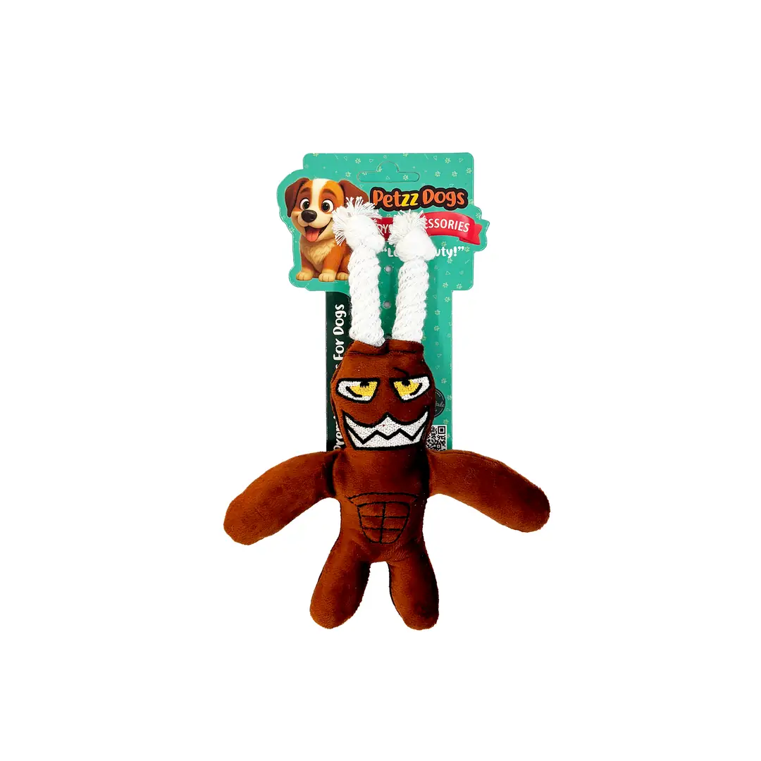 PetzzDogs Heady Sesli Dayanıklı Peluş Köpek Çiğneme Oyuncağı