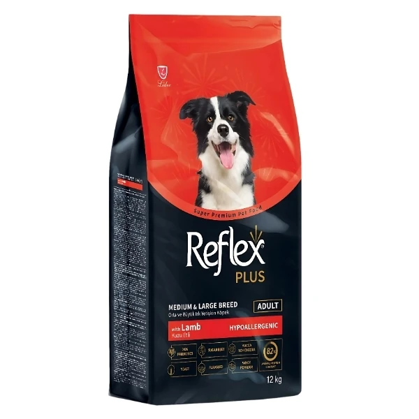 Reflex Plus Kuzu Etli Orta ve Büyük Irk Yetişkin Köpek Maması