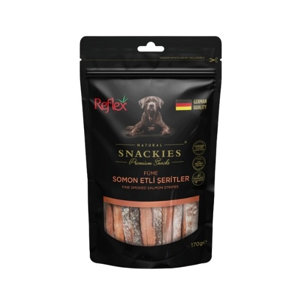 Reflex Snackies Natural Füme Somon Etli Şerit Köpek Ödül Maması