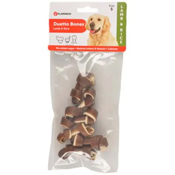 Flamingo Duetto Kuzu ve Pirinç Köpek Ödül Maması