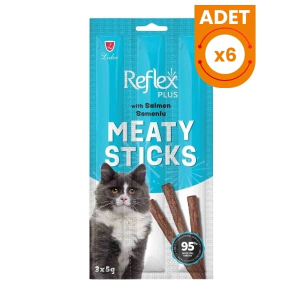 Reflex Plus Somonlu Stick Yetişkin Kedi Ödül Maması
