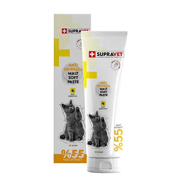 Supravet Anti Hairball Tüy Yumağı Önleyici Kedi Malt Macunu