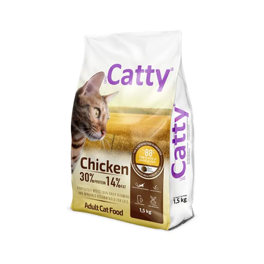 Catty Tavuklu Yetişkin Kedi Maması