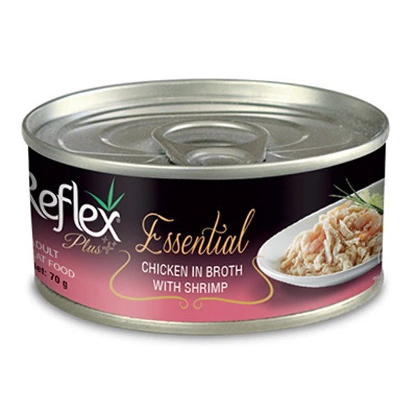 Reflex Plus Tavuk ve Karidesli Yetişkin Konserve Kedi Maması