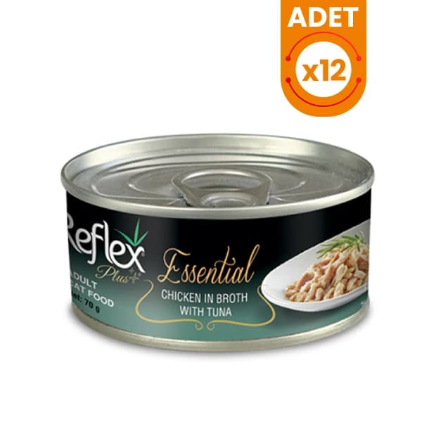 Reflex Plus Ton Balık ve Tavuklu Yetişkin Konserve Kedi Maması