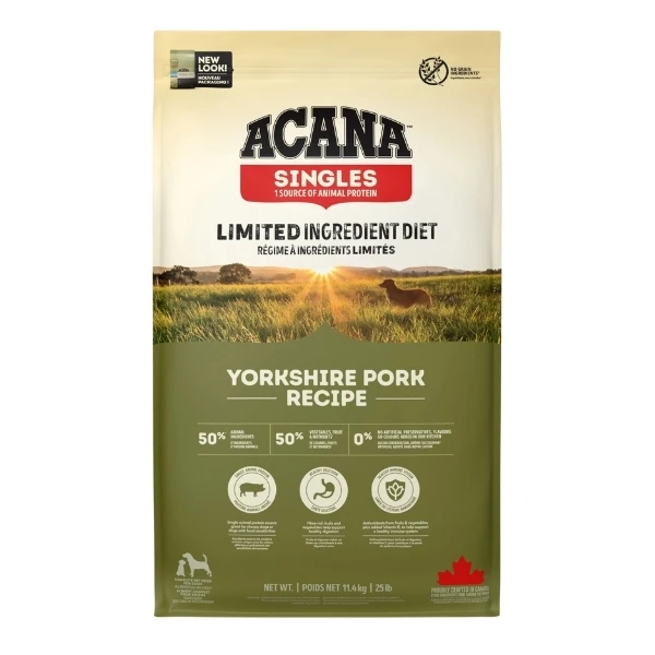 Acana Yorkshire Pork Tahılsız Domuz Etli Yetişkin Köpek Maması - 11.4 Kg