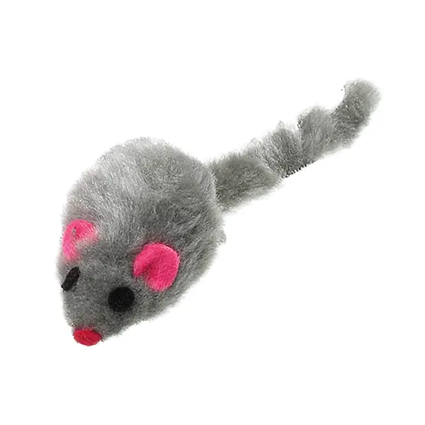 Flamingo Tüylü Fare Kedi Oyuncağı