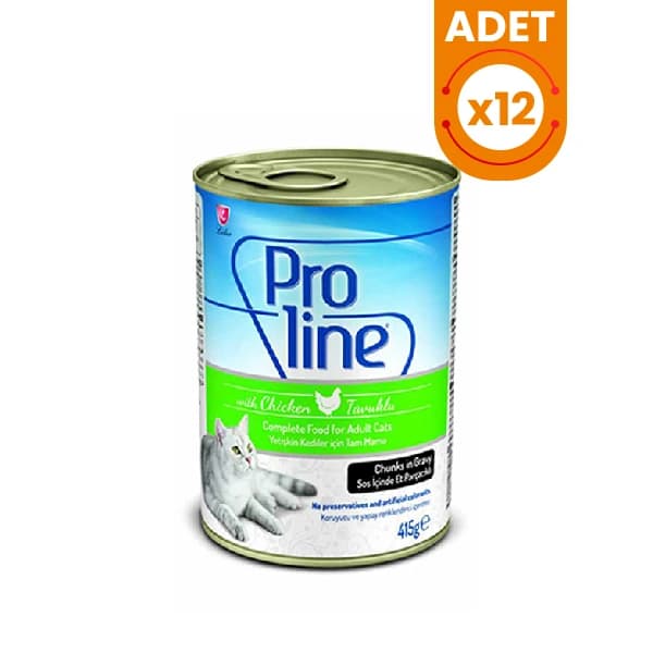 Proline Tavuklu Sos içinde Yetişkin Konserve Kedi Maması
