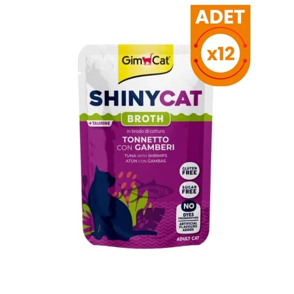 Gimcat Tuna and Shrimp in Sauce Adult Wet Pouch