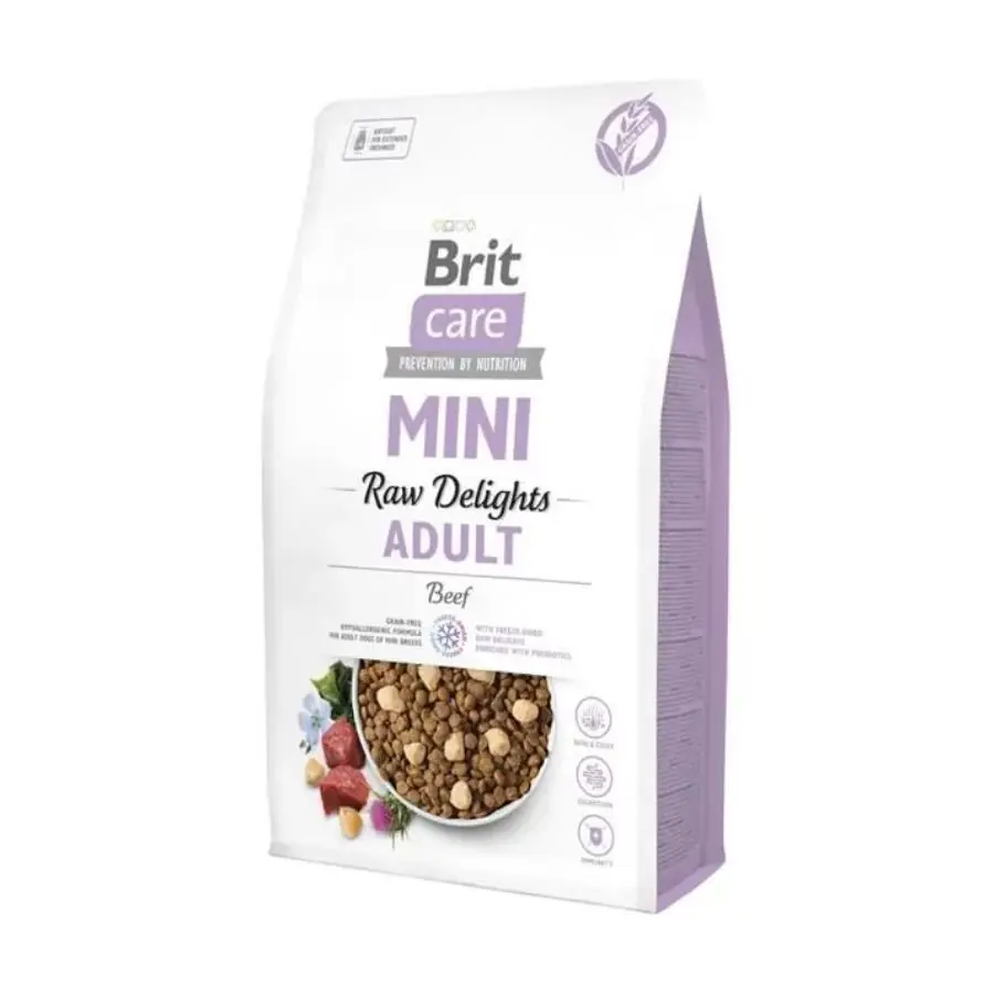 Brit Care FD Raw Delights Biftekli Küçük Irk Yetişkin Köpek Maması