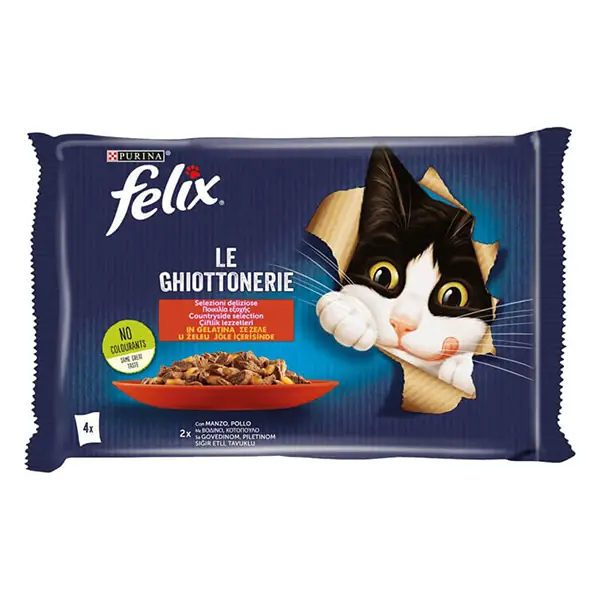 Felix Yetişkin Kedi Maması: Sık Sorulan Sorular ve Cevaplar 6 Felix Multipack Sığır ve Tavuklu Yetişkin Yaş Kedi Maması