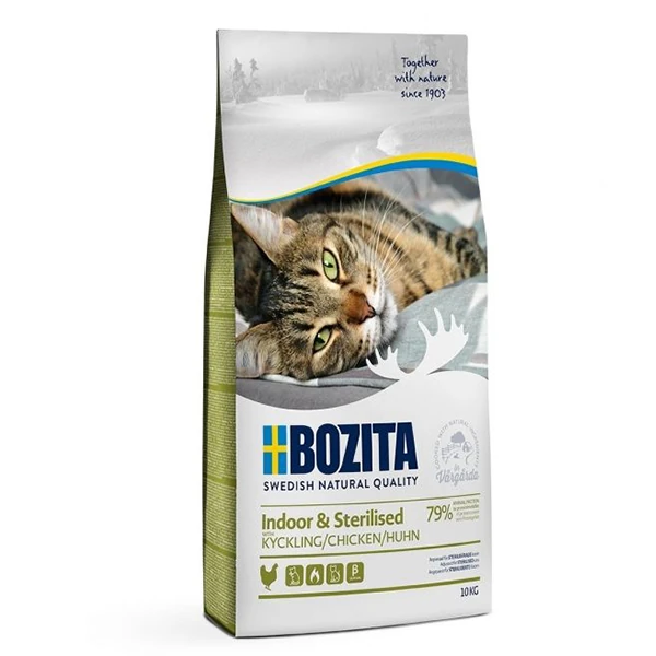 Bozita Adult İndoor Tavuklu Kısırlaştırılmış Yetişkin Kedi Maması - 10 Kg