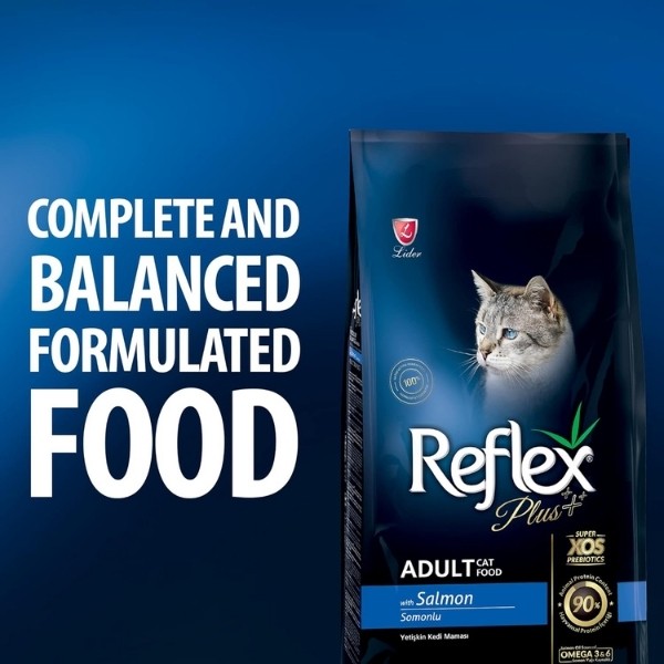 Reflex Plus Adult Somonlu Yetişkin Kedi Maması