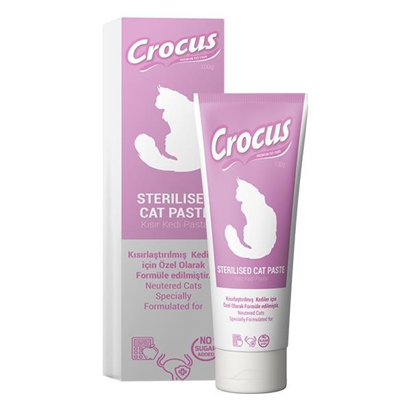 Crocus Sterilised Kısırlaştırılmış Kedi Malt Macunu