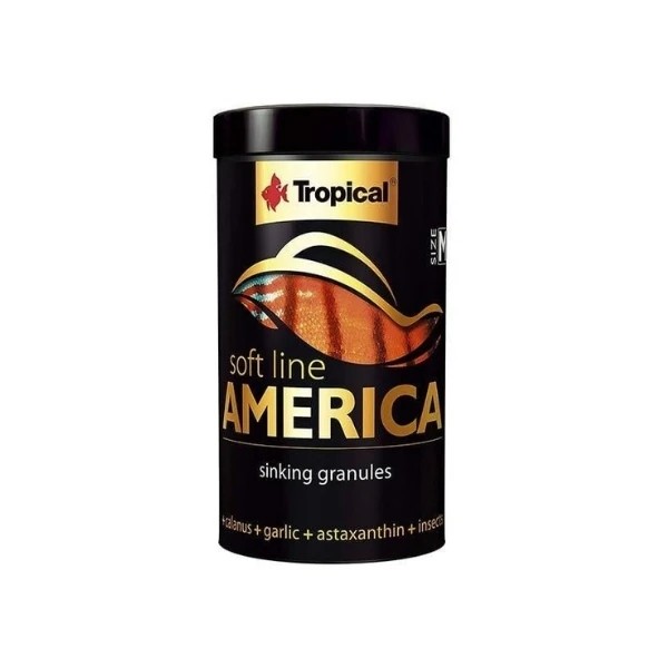 Tropical Softline Amerikan Cinsi Balıklar için Yumuşak Granül Balık Yemi