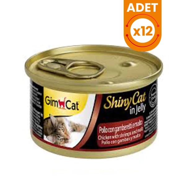 Gimcat Chicken and Shrimp with Malt Extract Adult Wet Cat Food