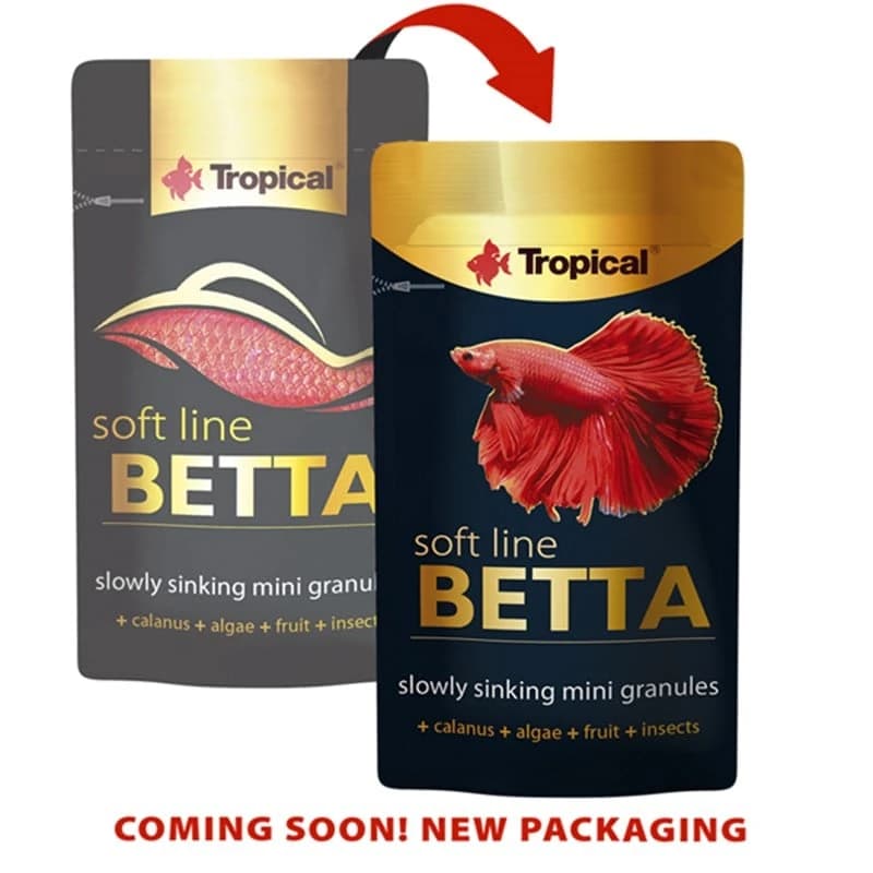 Tropical Softline Betta ve Labirentli Balıklar için Böcekli Batmayan Granül Yem