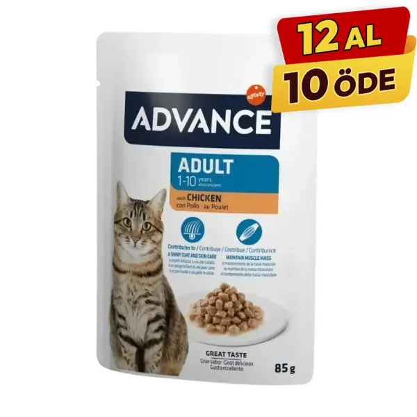 Advance Tavuklu Pouch Konserve Yetişkin Kedi Maması