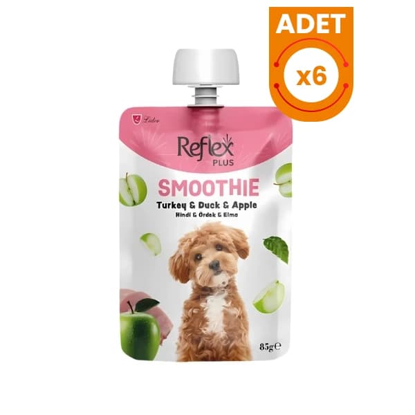 Reflex Plus Smoothie Hindi Etli Ördekli ve Elmalı Sıvı Yetişkin Köpek Ödül Maması