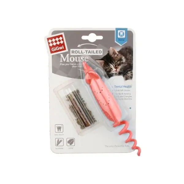 Gigwi Fare Şeklinde Catnipli Plastik Kedi Oyuncağı