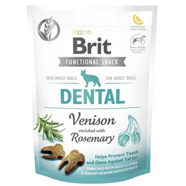 Brit Dental Biberiye Geyik Etli Köpek Ödül