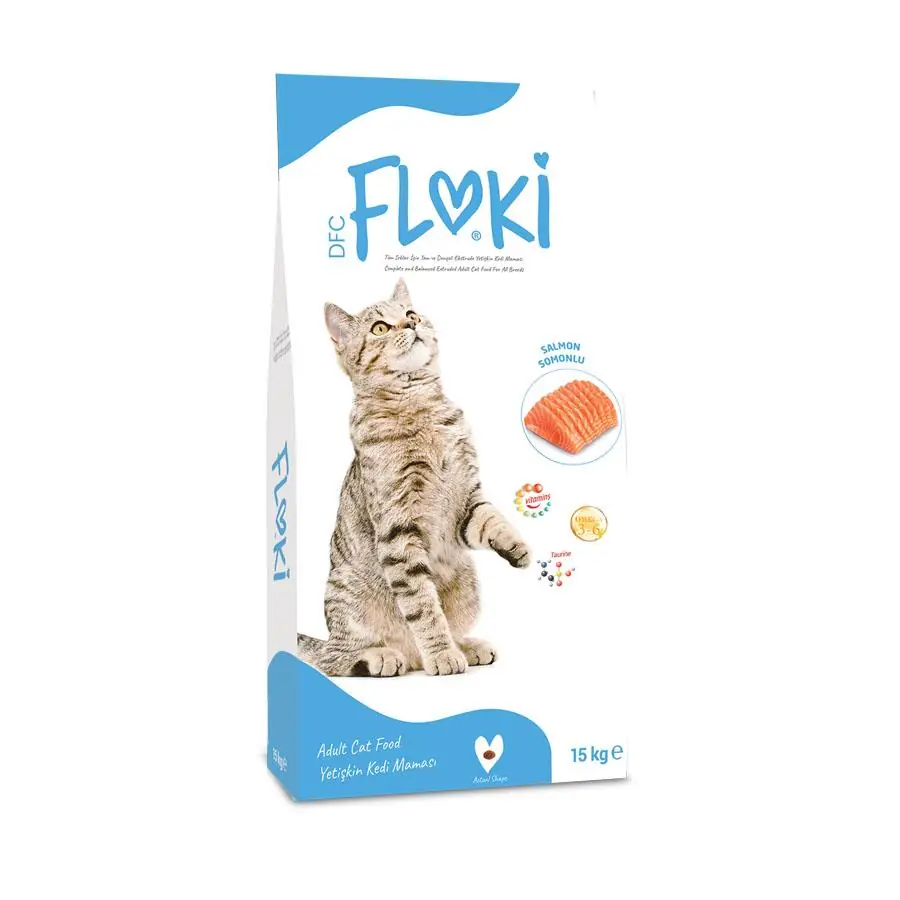 Floki Somonlu Yetişkin Kedi Maması