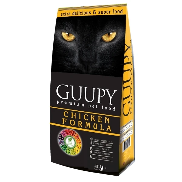 Guupy Tavuk Etli Yetişkin Kedi Maması - 15 Kg