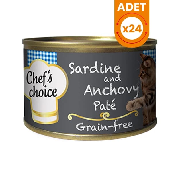 Chefs Choice Minced Sardine & Anchovy Wet Cat Food