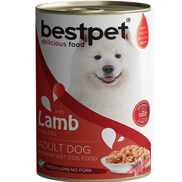 Bestpet Kuzulu Gravy Yetişkin Köpek Konservesi